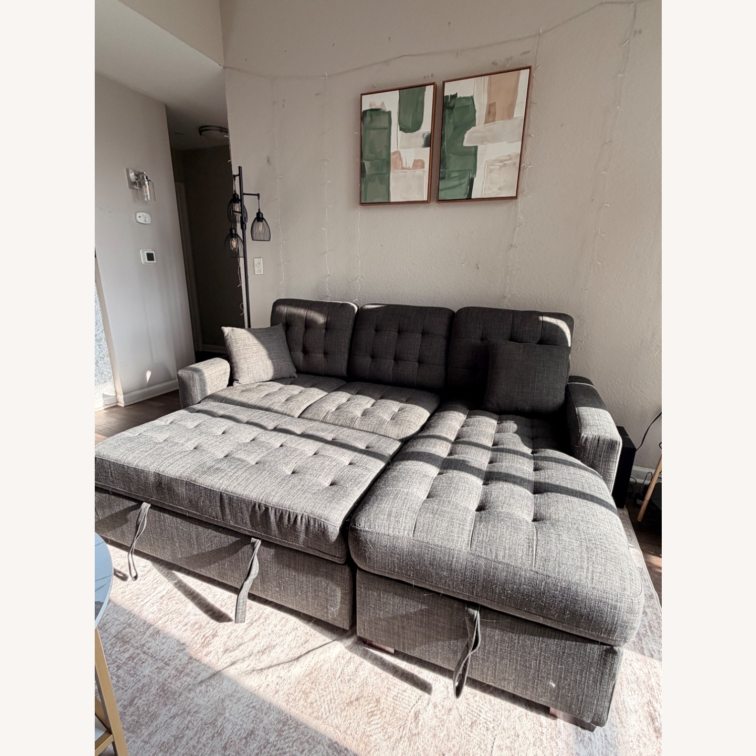Raymour & Flanigan Brynn Sleeper Sectional - image-2