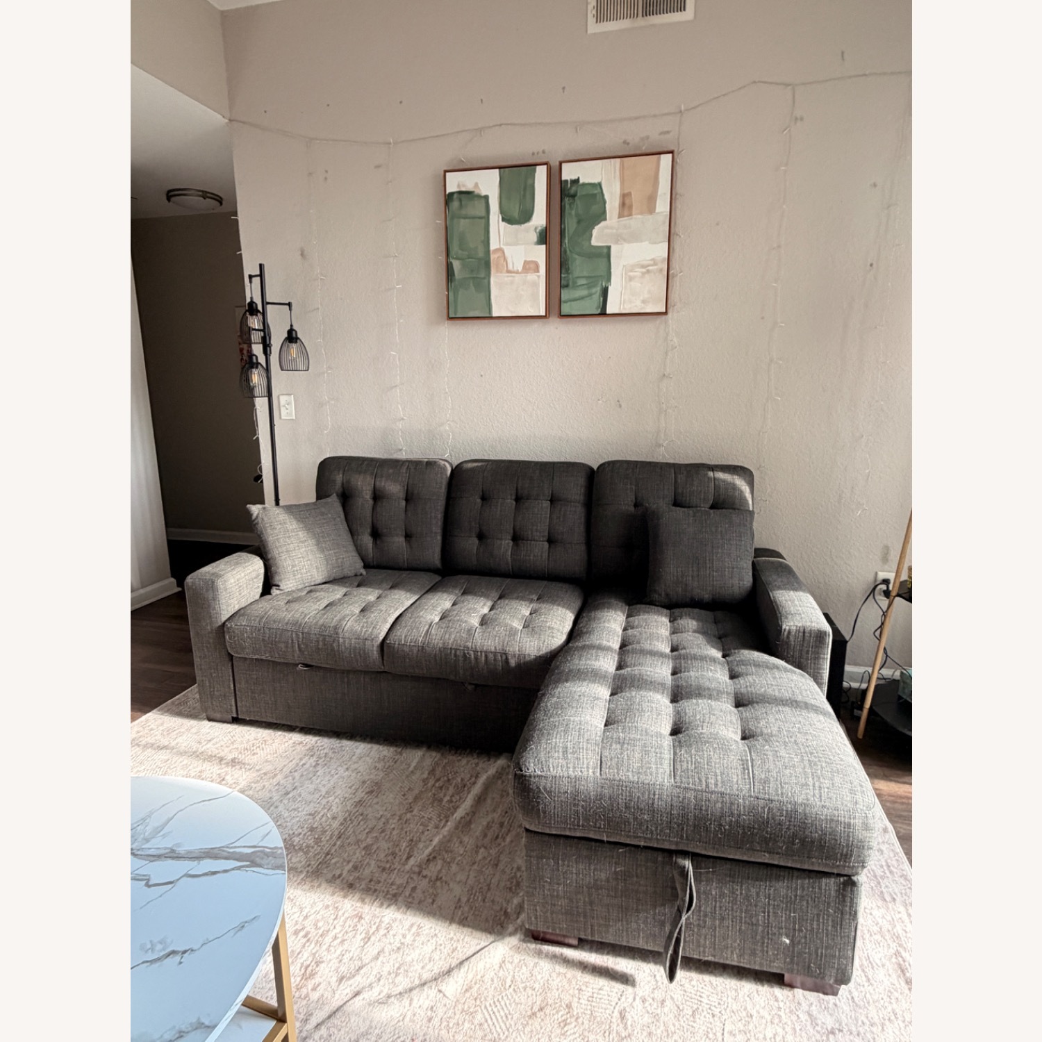 Raymour & Flanigan Brynn Sleeper Sectional - image-5