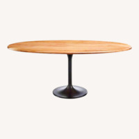 Room & Board Julian Walnut Oval Table