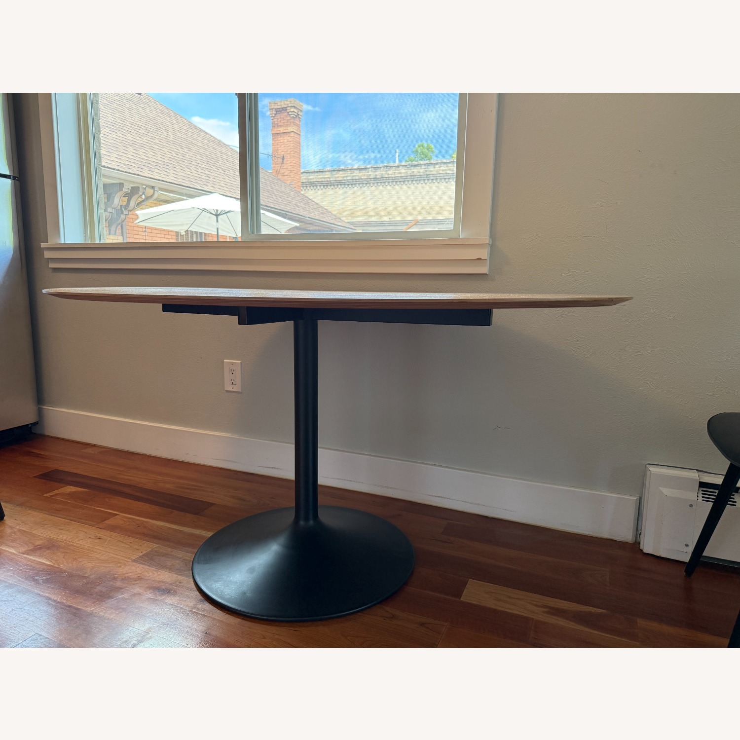 Room & Board Julian Walnut Oval Table - image-1