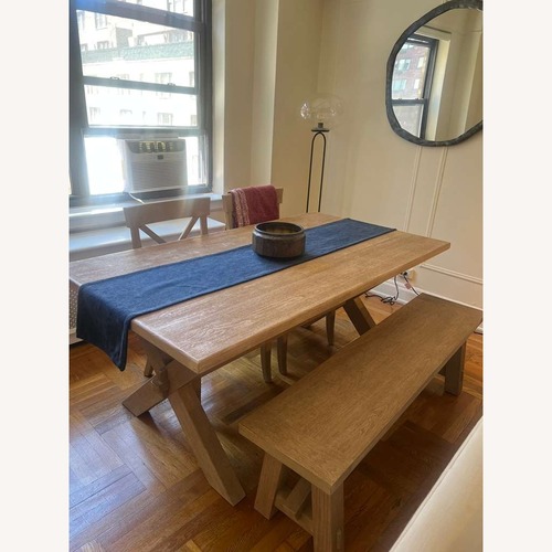 Used Pottery Barn Toscana Dining Table (70") for sale on AptDeco