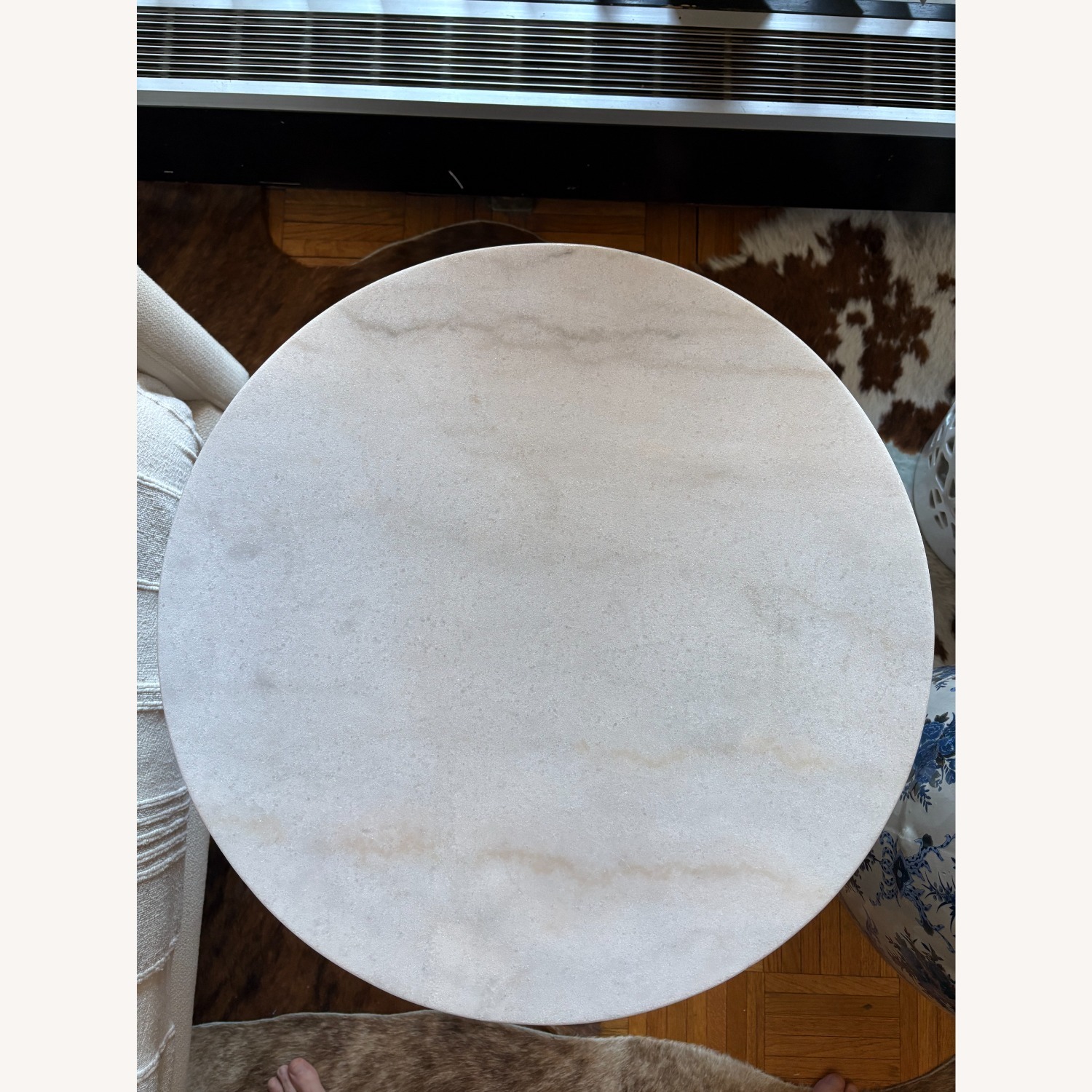 Mid-Century Pedestal Tulip Side Table - image-4