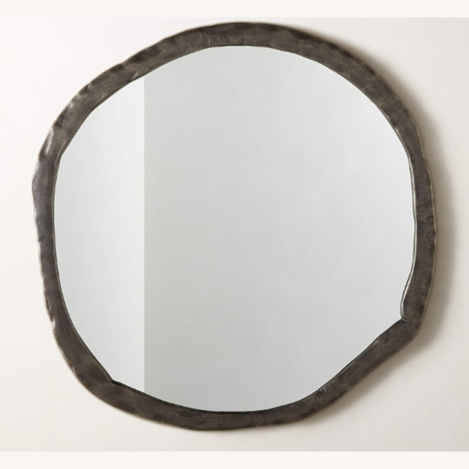 CB2 Abel Black Round Wall Mirror 34" - image-4