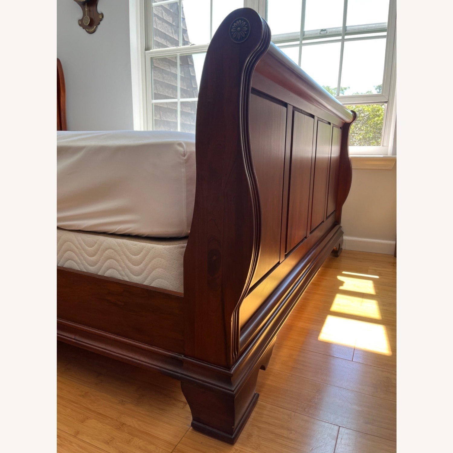 Traditional Style Xtra Long Queen Bed - image-5