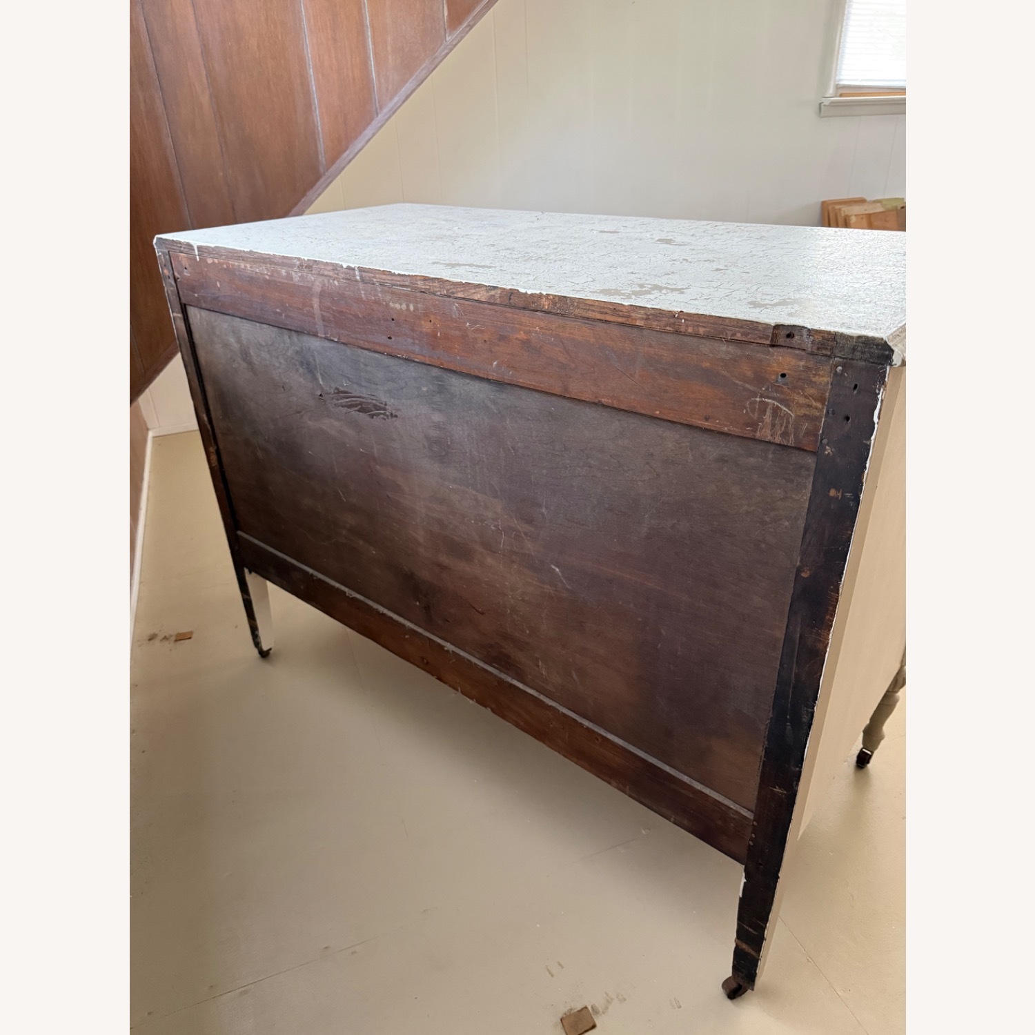 Vintage/Antique Finds White Wood Dresser - image-7
