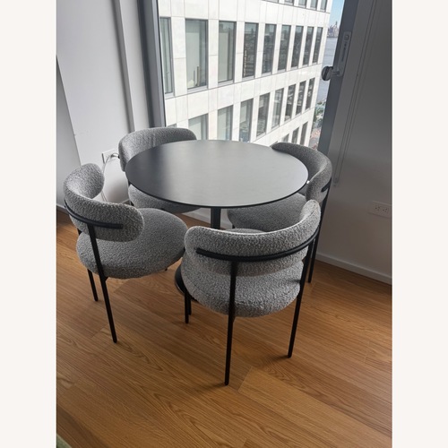 Used AllModern Imperial 36" Pedestal Dining Table for sale on AptDeco