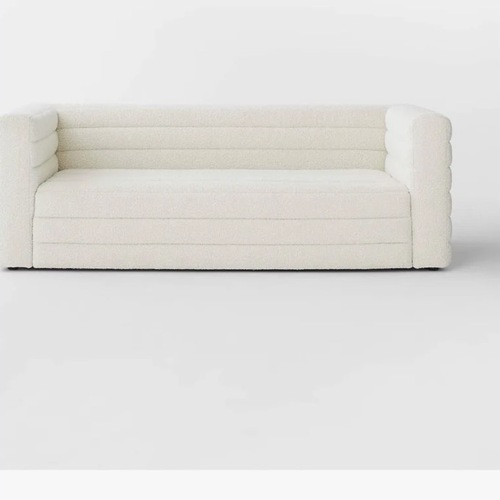 Used CB2 White Strato 80" Boucle Sofa for sale on AptDeco