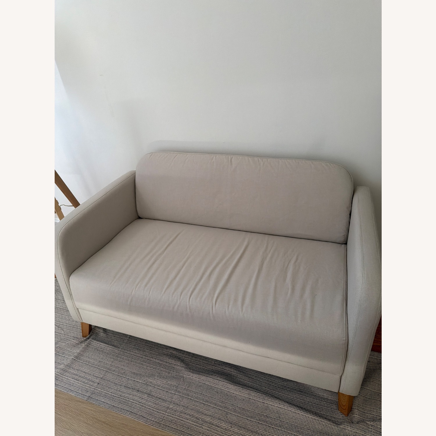 IKEA LINANÄS Natural Fabric 2 Seater Sofa - image-1