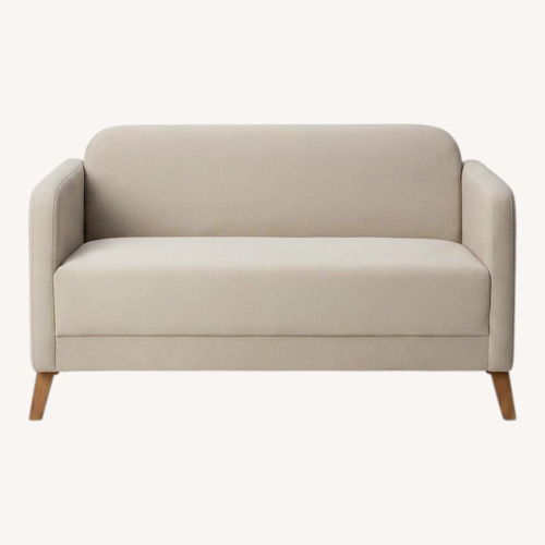 Used IKEA LINANÄS Natural Fabric 2 Seater Sofa for sale on AptDeco