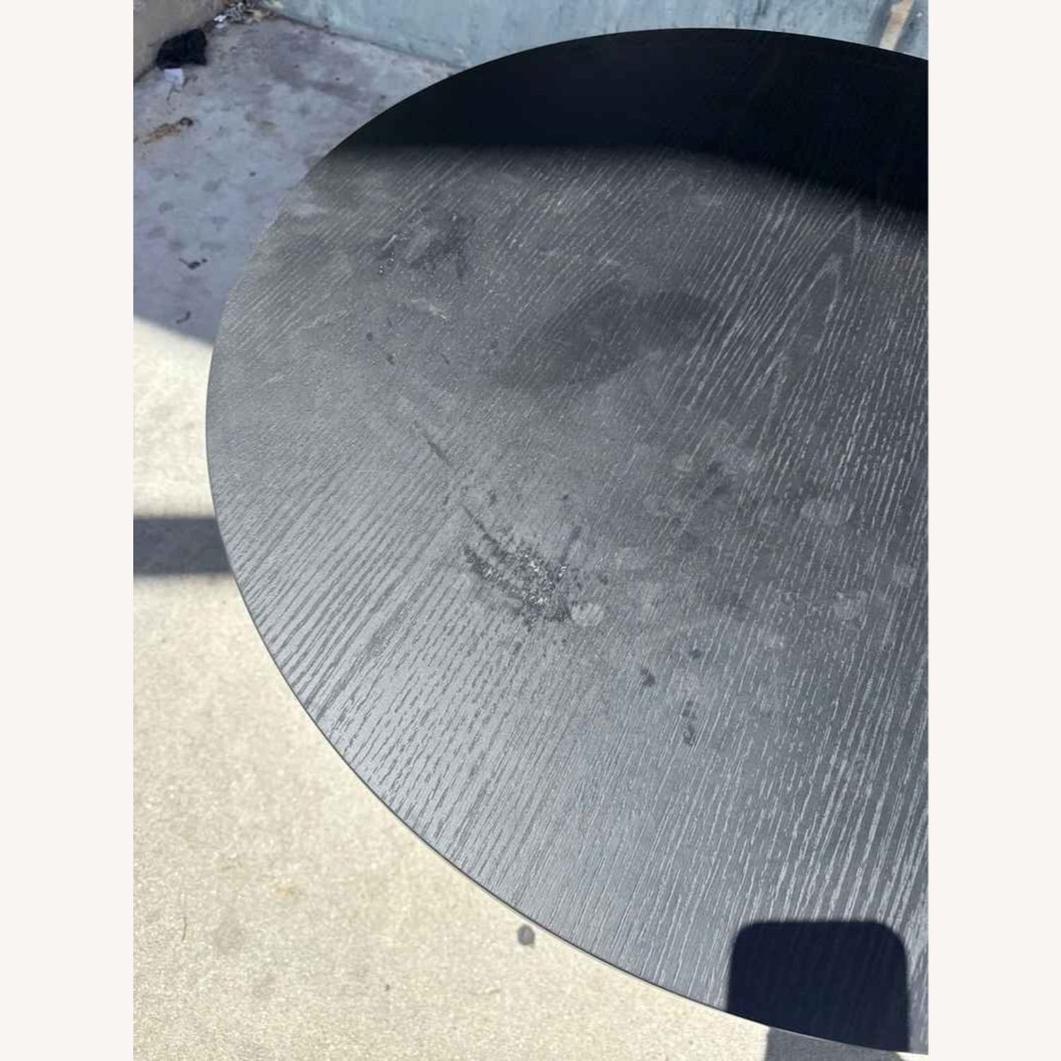 Black Wood Veneer Dining Table - image-8