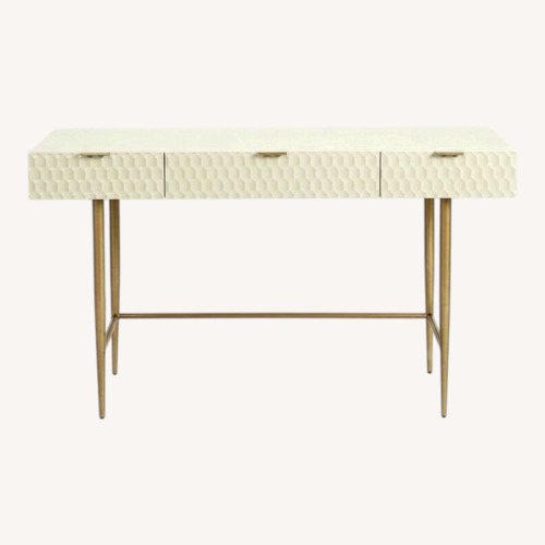 Used West Elm Audrey White Desk for sale on AptDeco