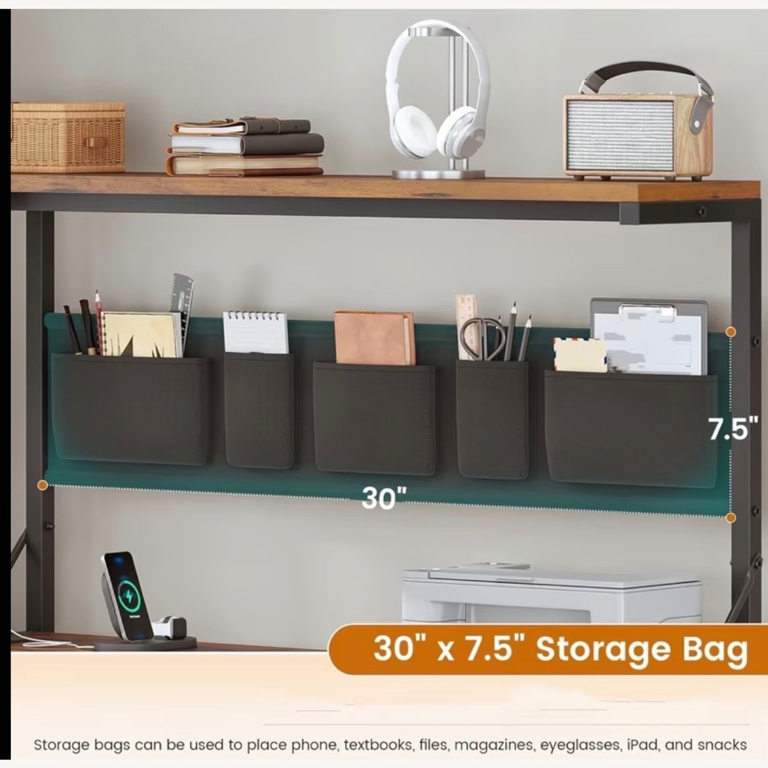 Amazon L- Shaped Office Gaming Desk with Lots of Storage - image-5