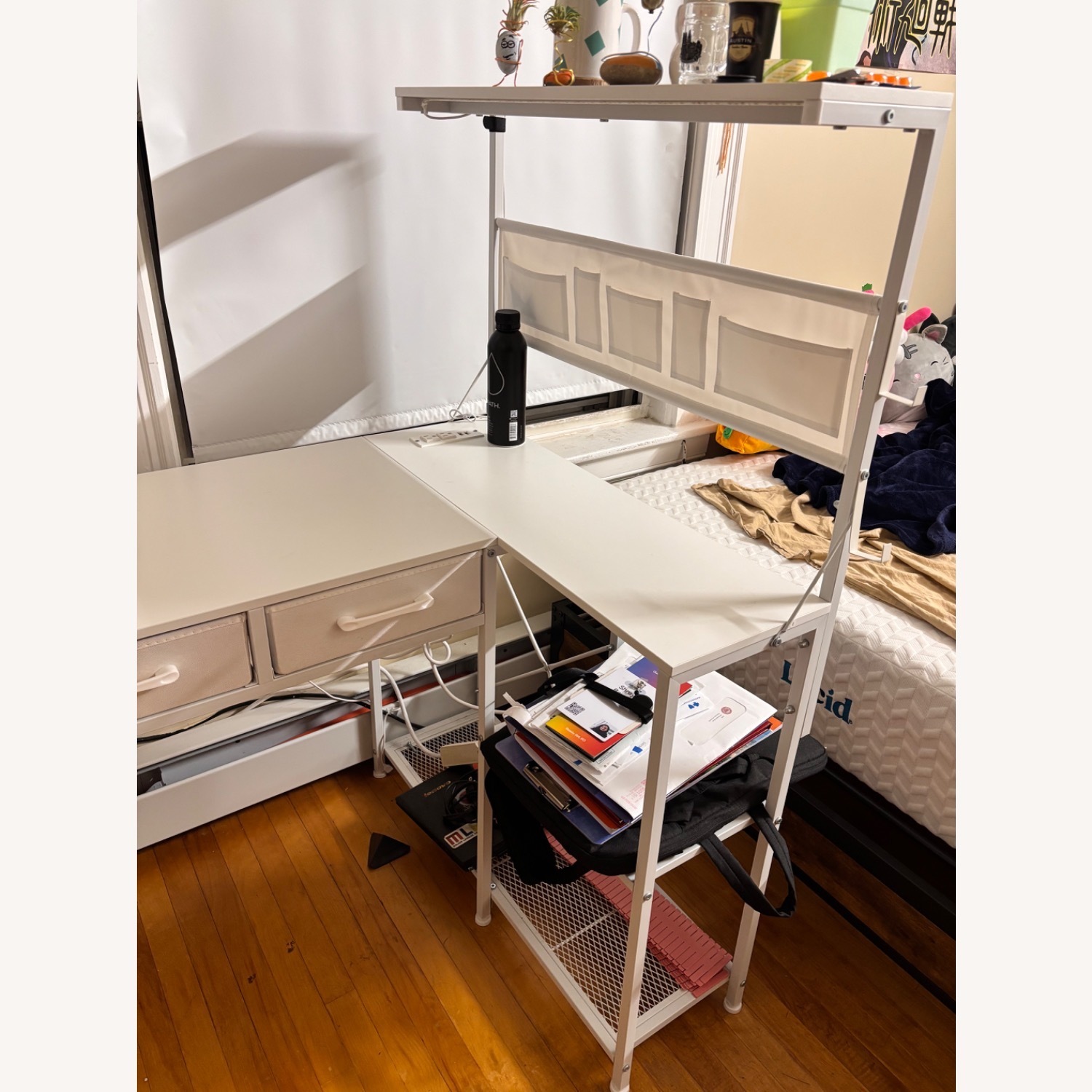 Amazon L- Shaped Office Gaming Desk with Lots of Storage - image-3
