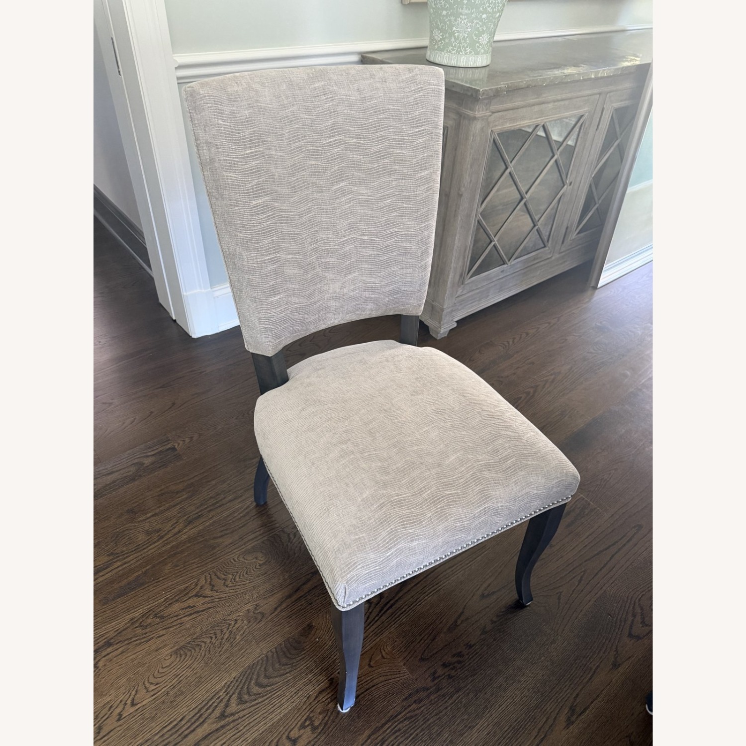Kravet Custom 112" Dining Table + 8 Chairs - image-4