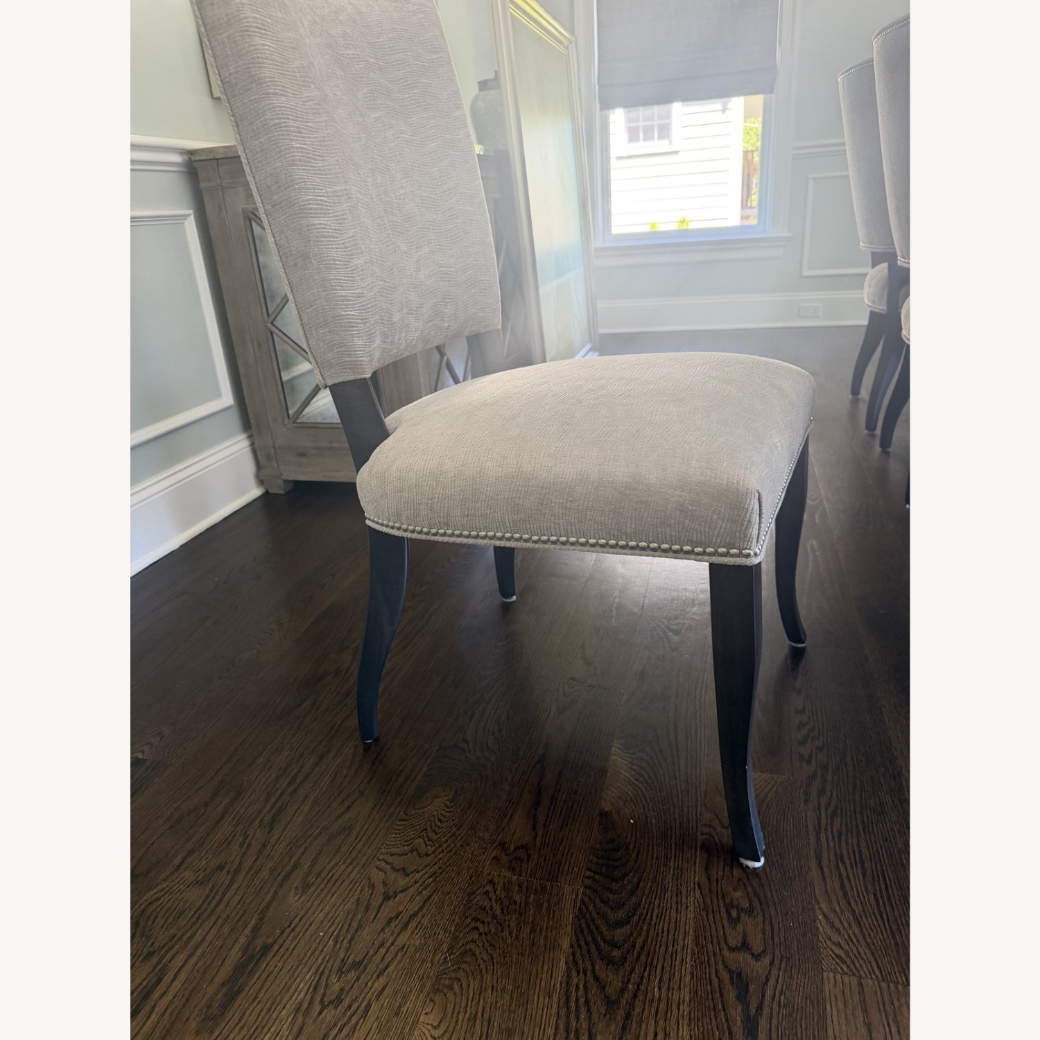 Kravet Custom 112" Dining Table + 8 Chairs - image-5