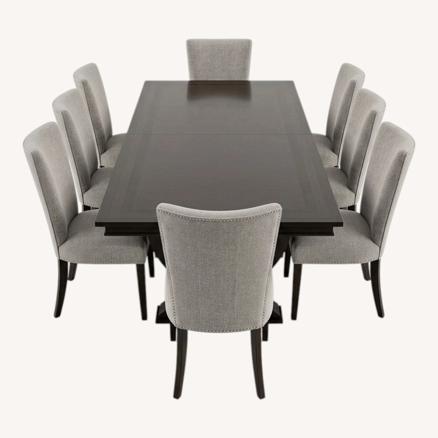 Kravet Custom 112" Dining Table + 8 Chairs - image-0