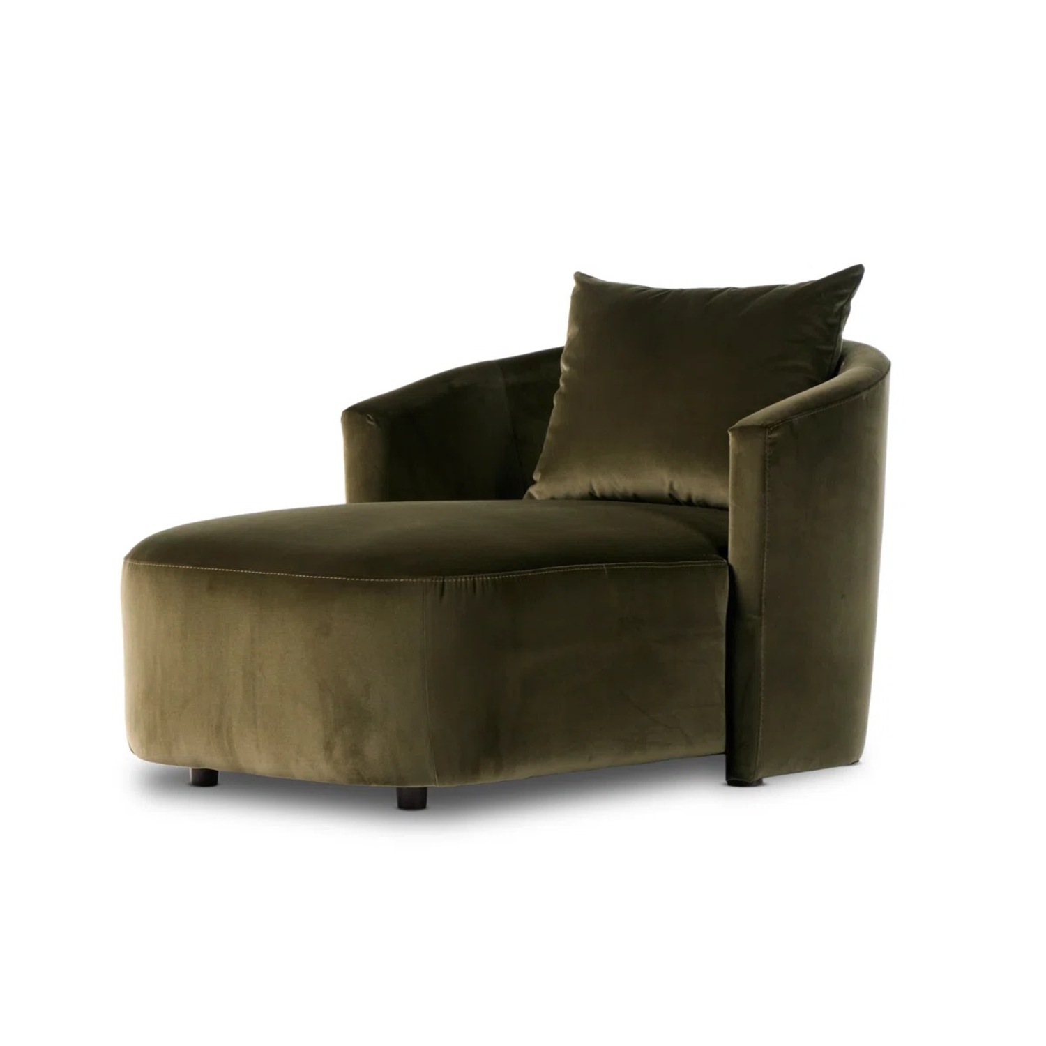 Four Hands Green Velvet Accent Chair - image-3