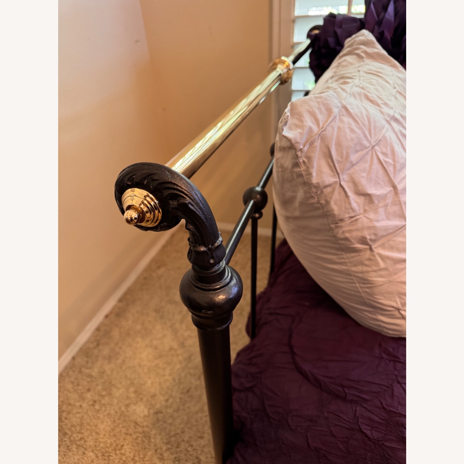 Charles P. Rogers Black Metal Daybed - image-3