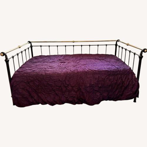 Used Charles P. Rogers Black Metal Daybed for sale on AptDeco