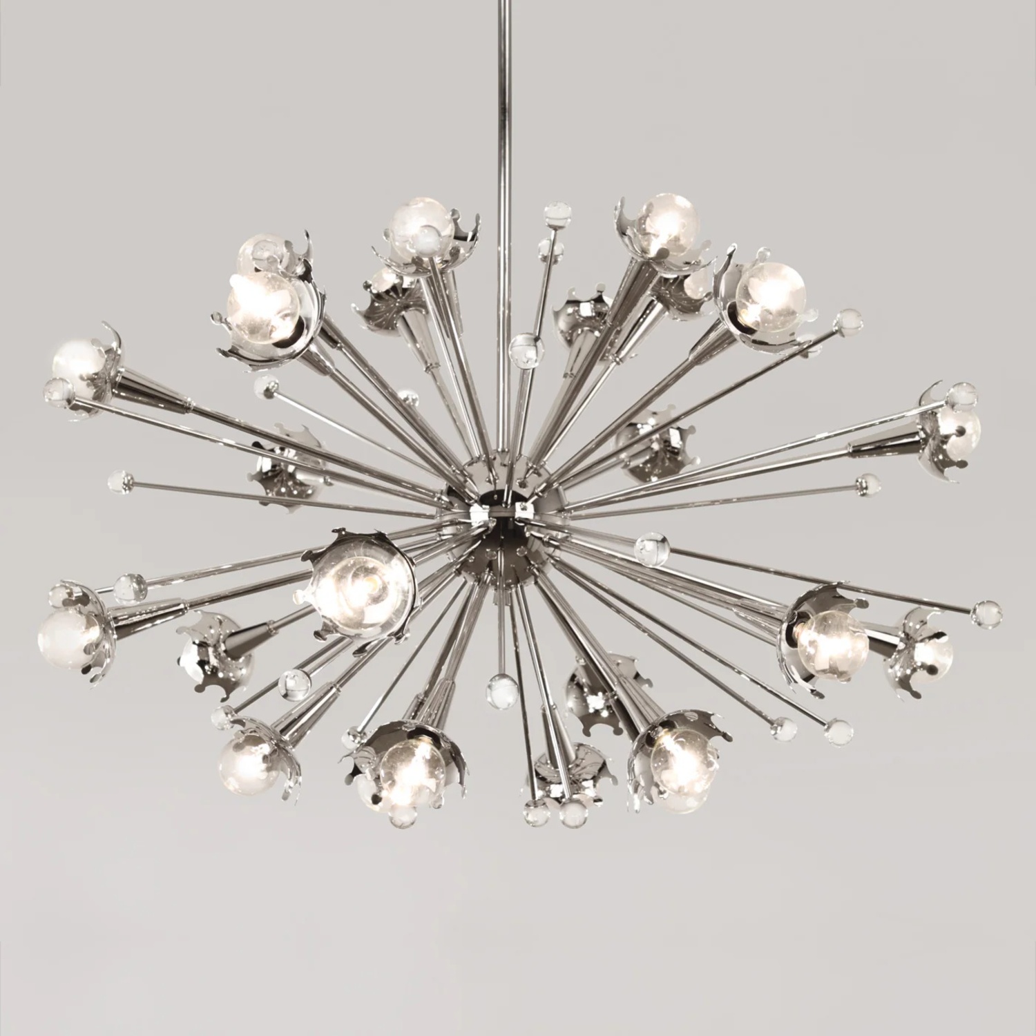 Jonathan Adler Sputnik Silver Ceiling Lamp - image-4