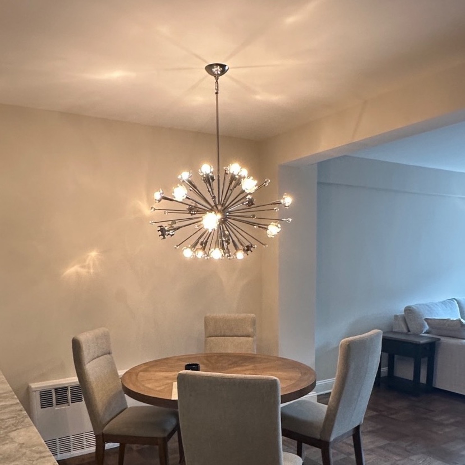 Jonathan Adler Sputnik Silver Ceiling Lamp - image-3