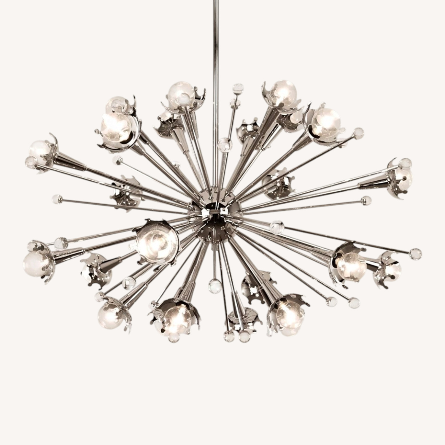 Jonathan Adler Sputnik Silver Ceiling Lamp - image-0