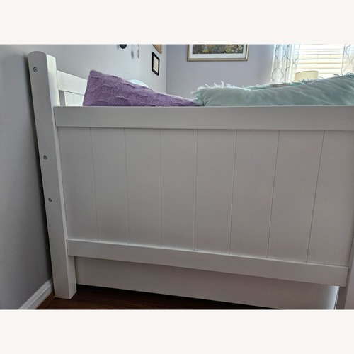Used Birch Lane White Wood Daybed for sale on AptDeco