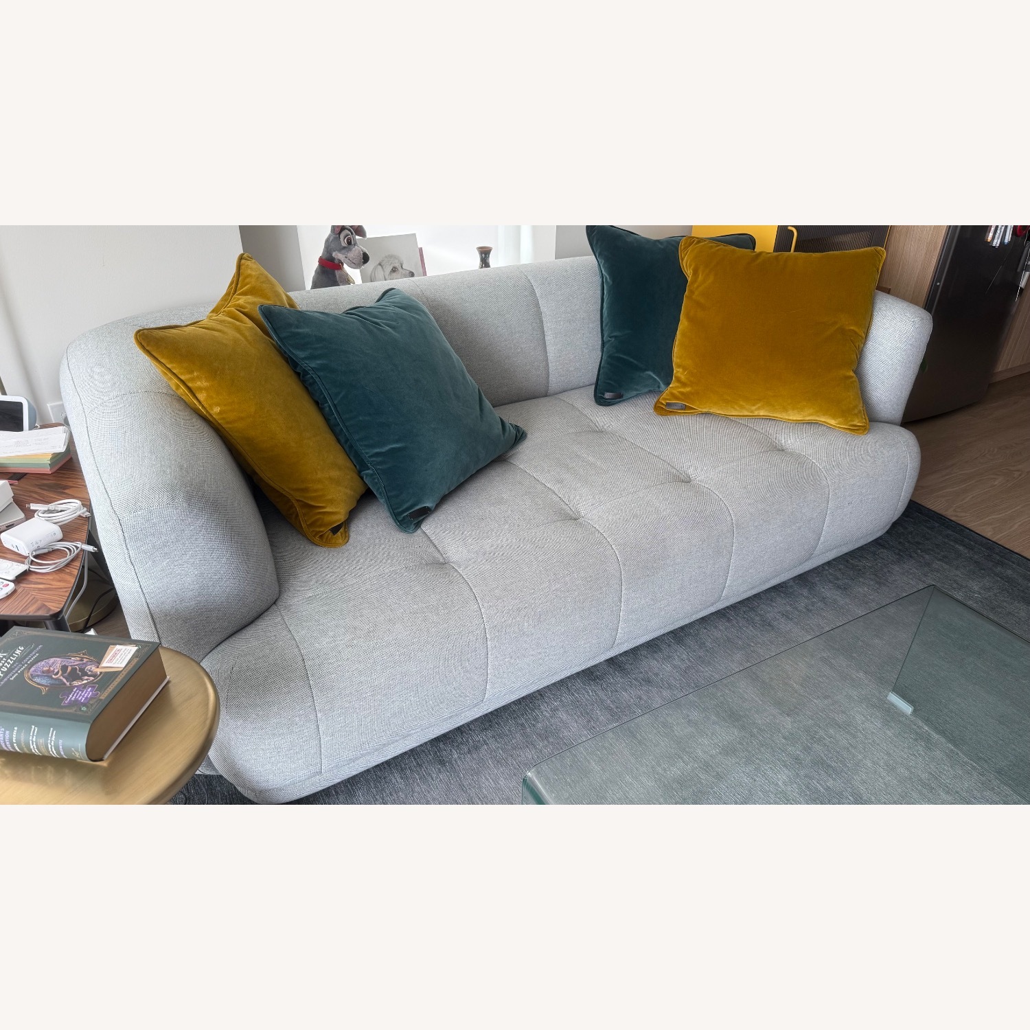 Design Within Reach Light Gray 2 Seater Sofa - image-2