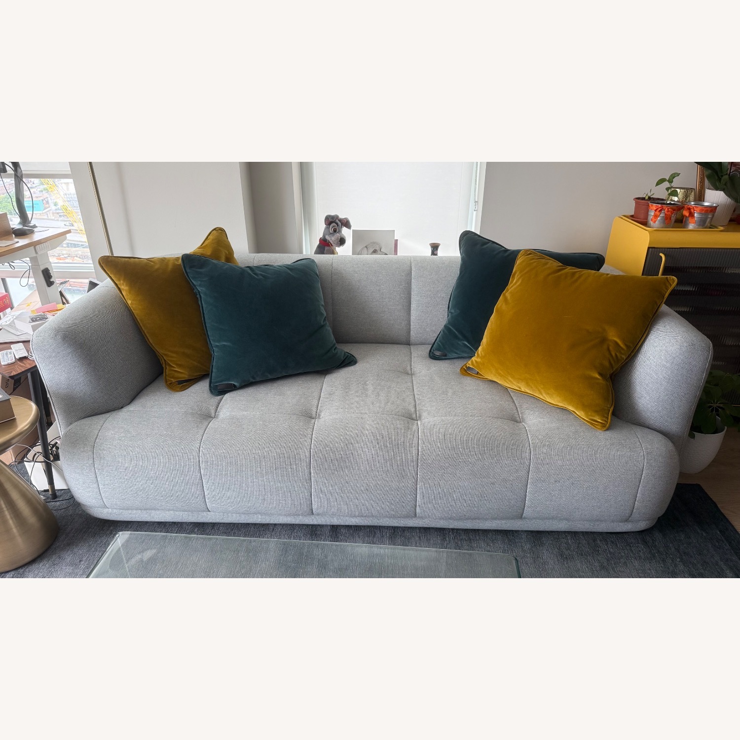 Design Within Reach Light Gray 2 Seater Sofa - image-3