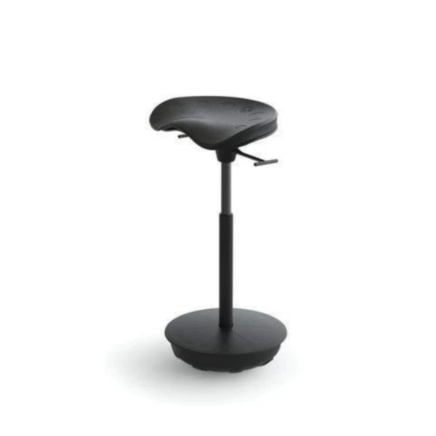 Focal Upright Pivot Seat Black Office Chairs x2 - image-4