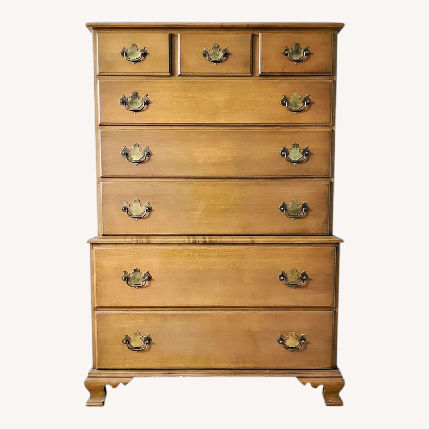 Dark Brown Wood Dresser - image-0