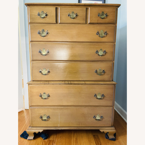 Used Dark Brown Wood Dresser for sale on AptDeco