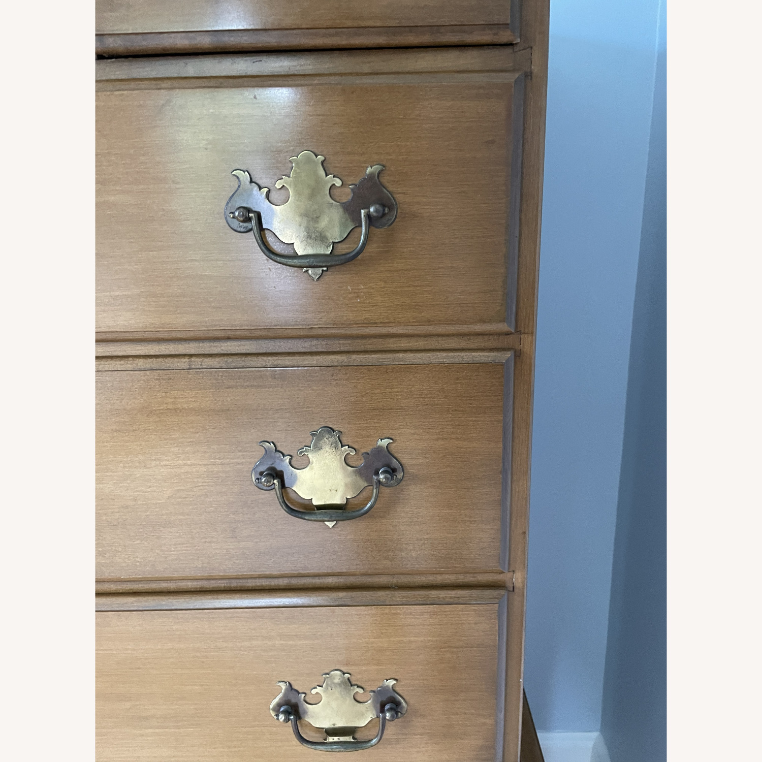 Dark Brown Wood Dresser - image-4