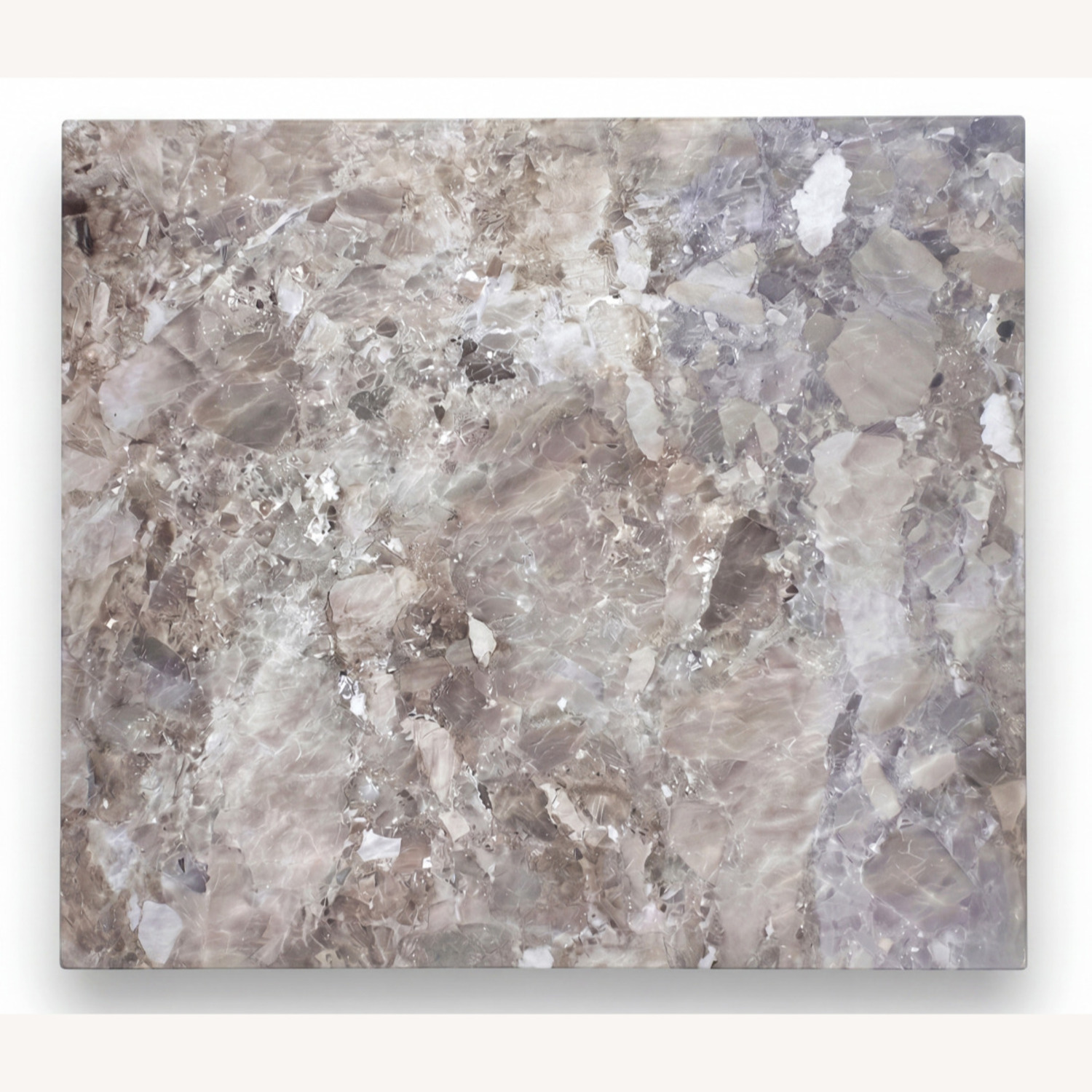 MCM Chrome And Marble Square Dining Table - image-5