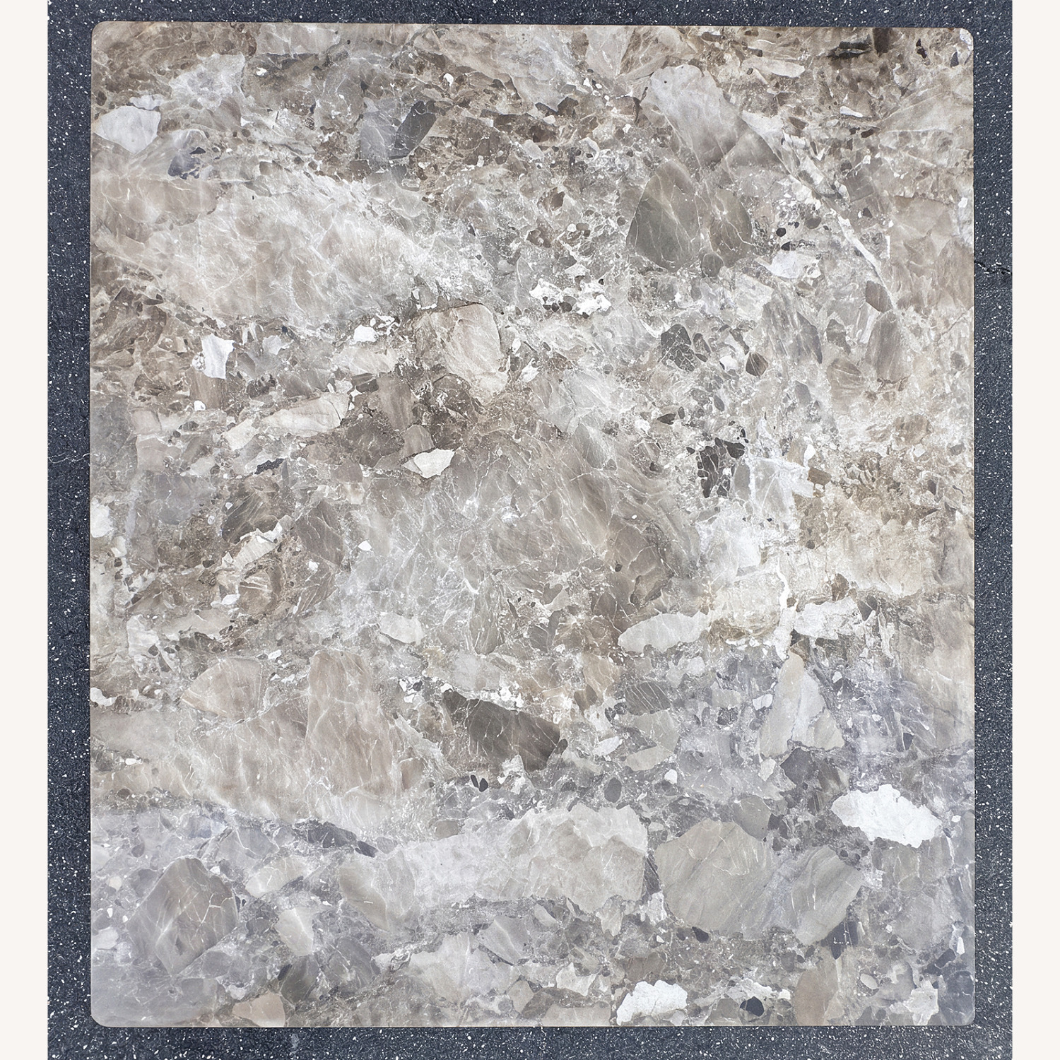 MCM Chrome And Marble Square Dining Table - image-2