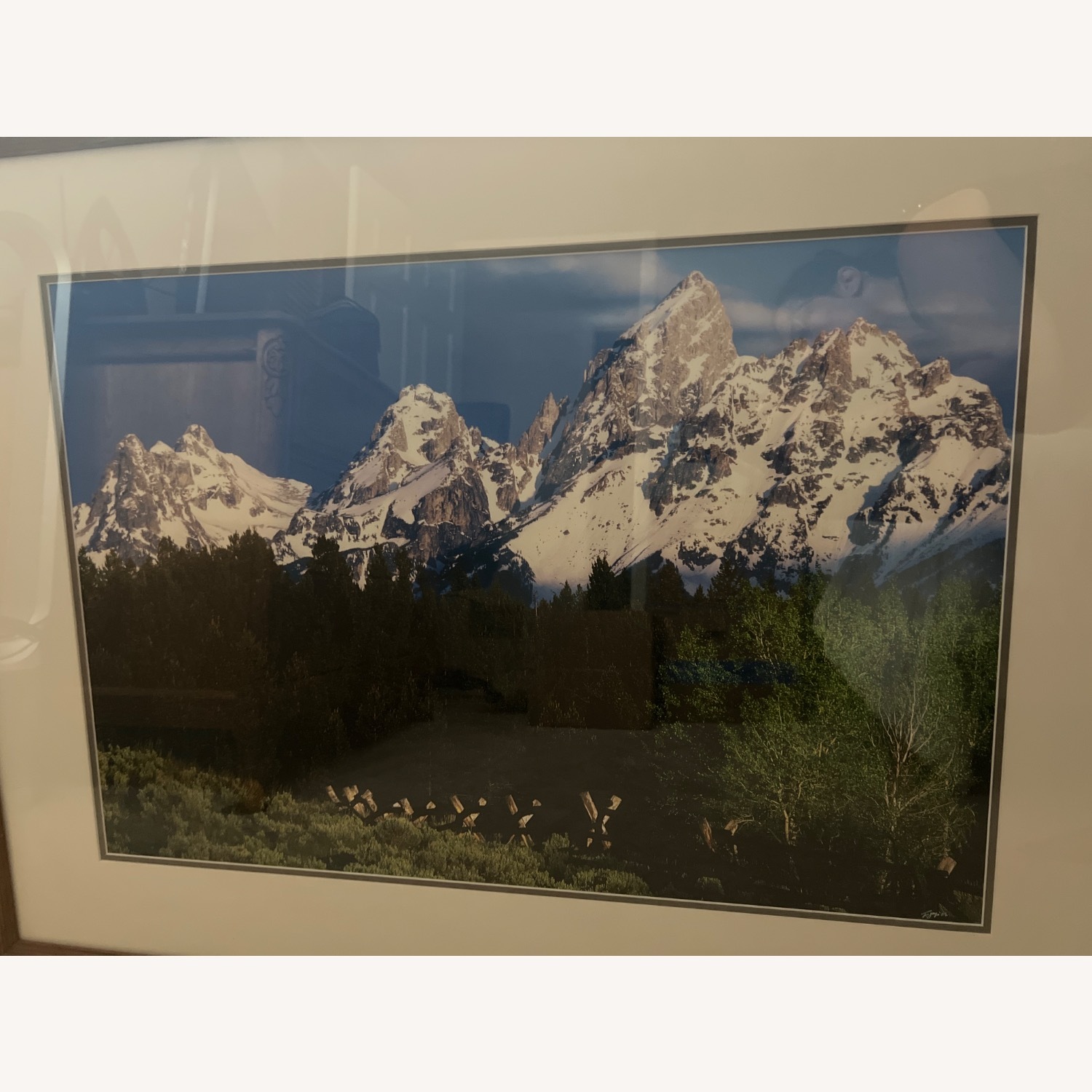 Frederic C. Joy Summer Snow Dark Brown Glass Wall Art - image-7