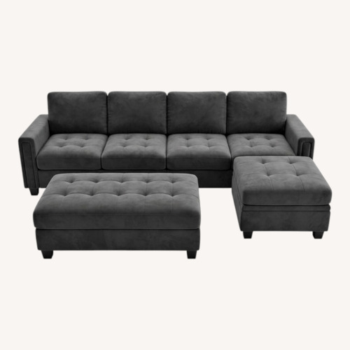 Used Dark Gray 3+ Piece Sectional for sale on AptDeco