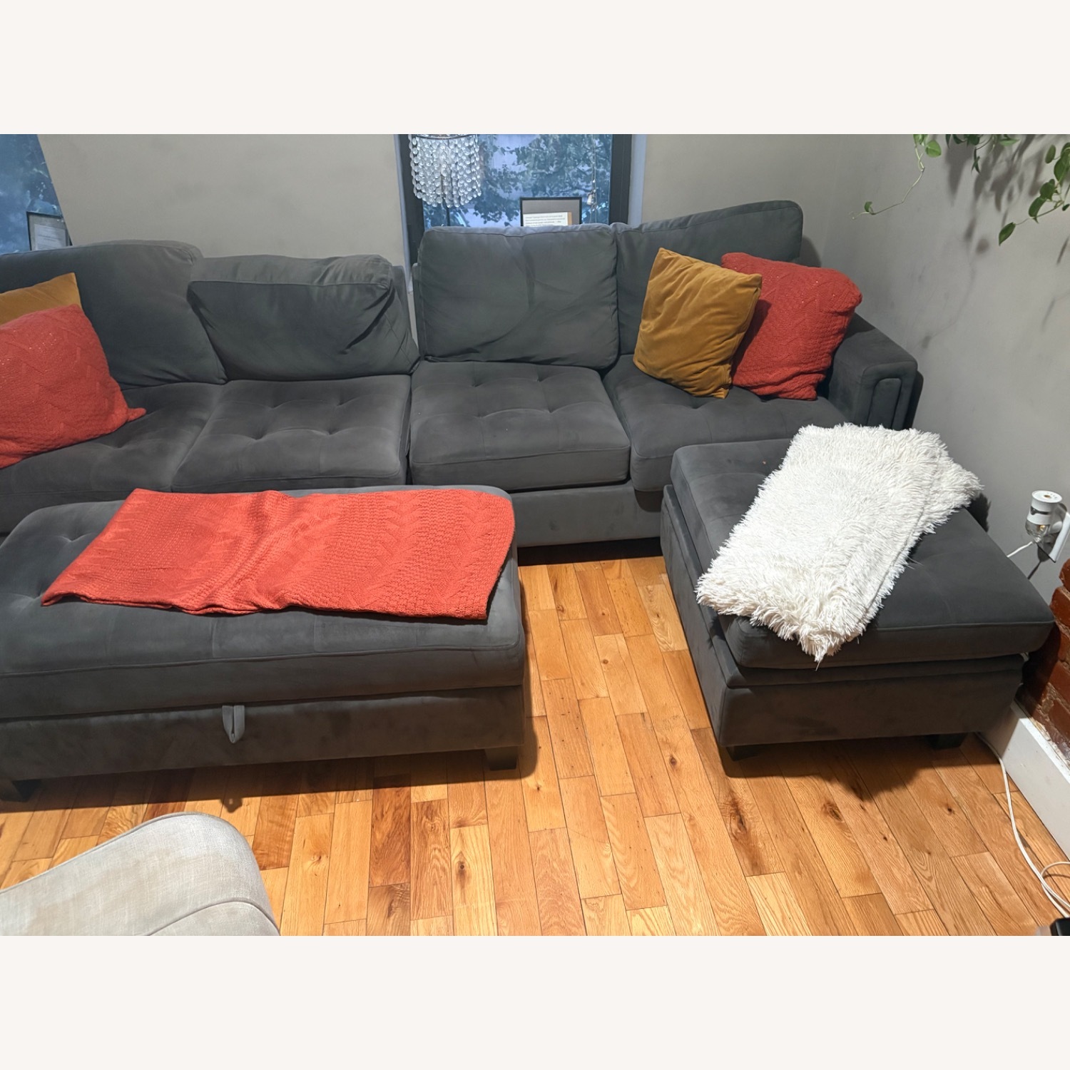 Dark Gray 3+ Piece Sectional - image-3