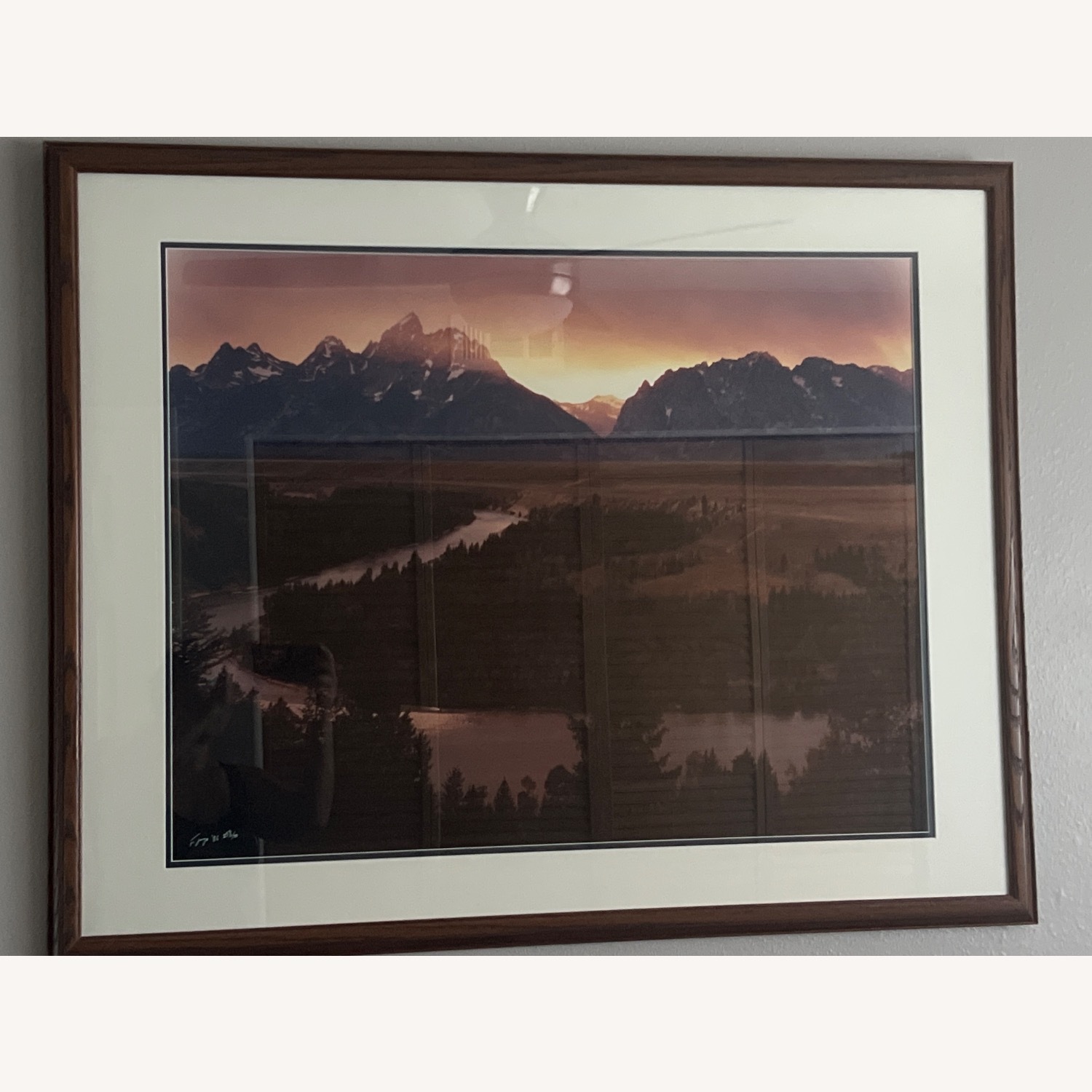 Frederic Joy Fire Sky Grand Tetons Photography Wall Art - image-4