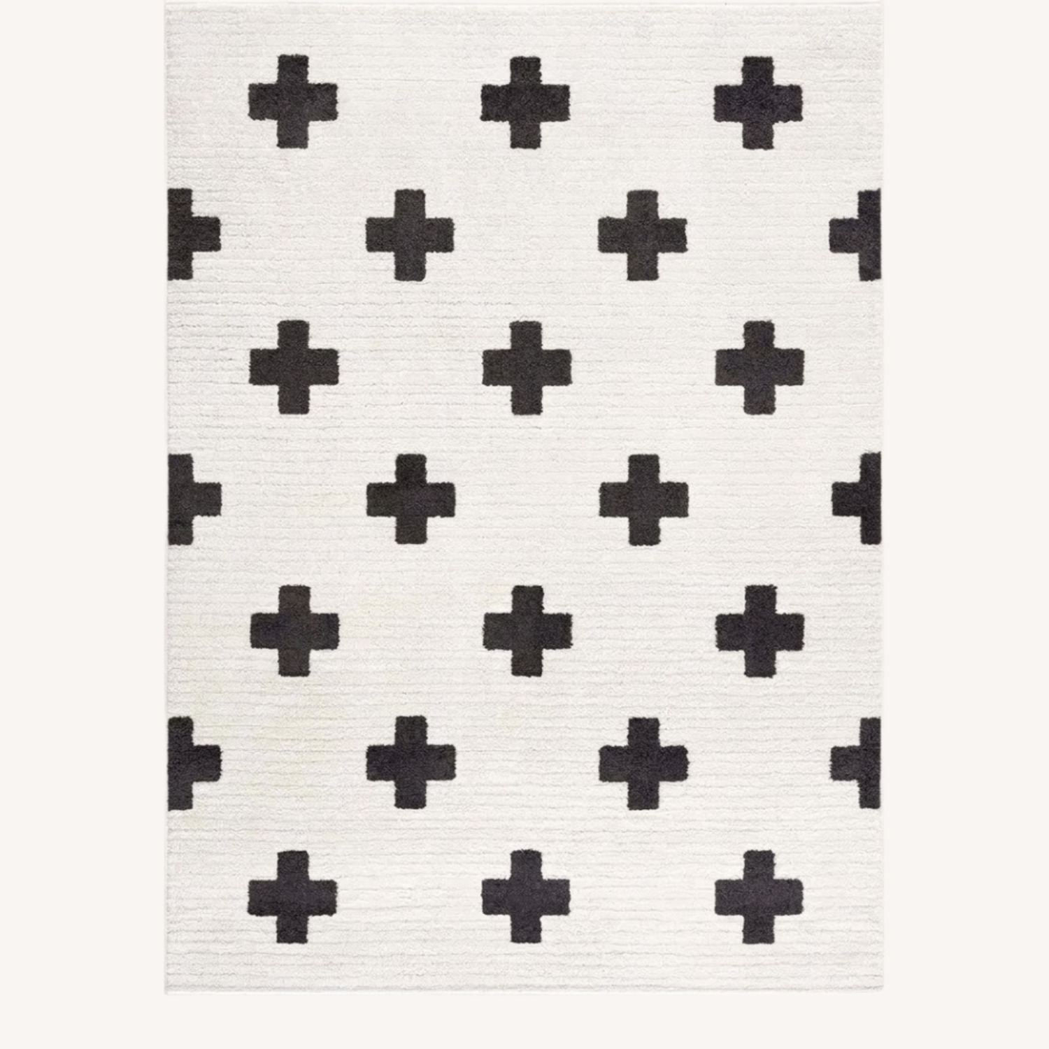 Erath Area Rug White Area Rug 5' x 7' - image-0
