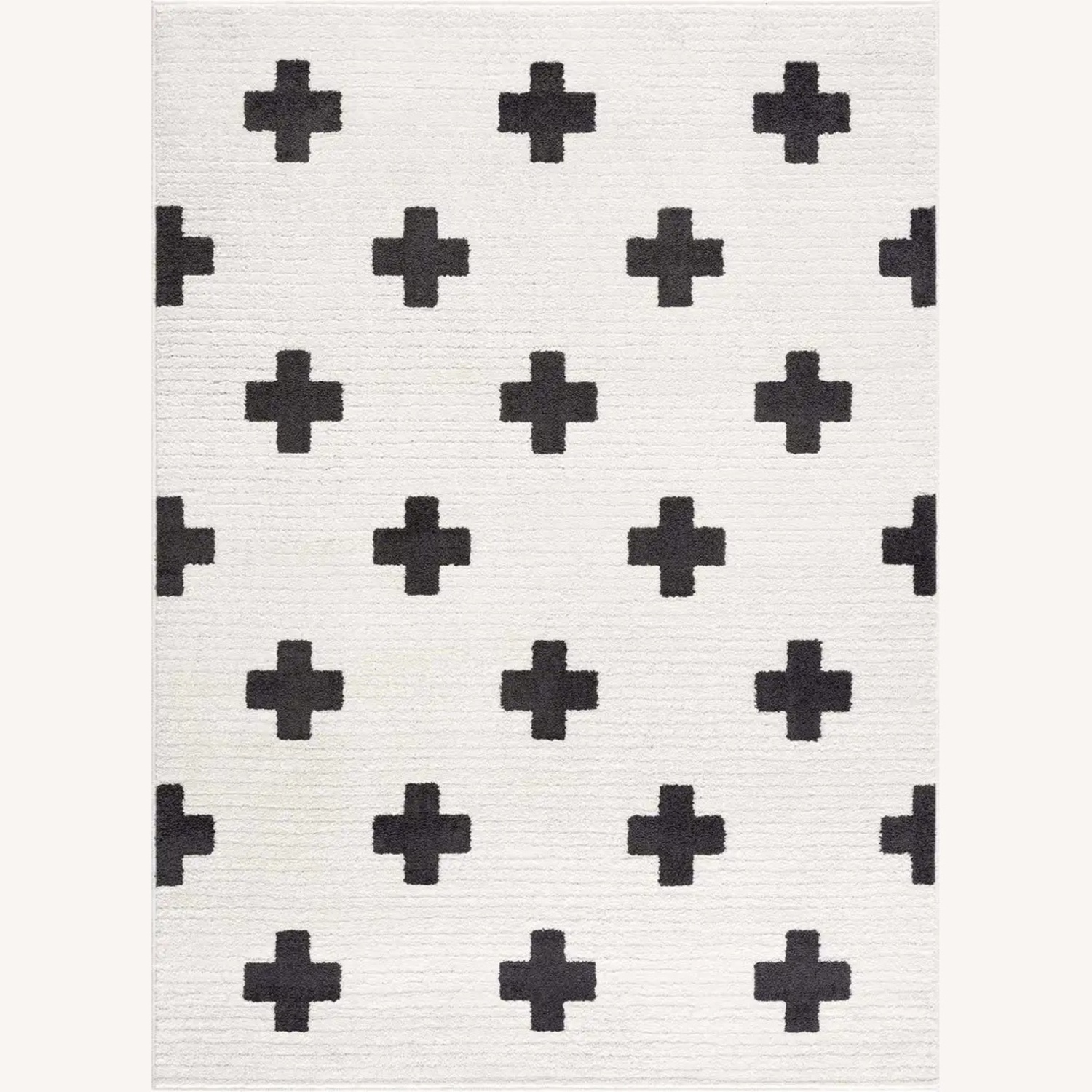 Erath Area Rug White Area Rug 5' x 7' - image-5