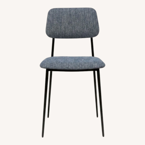 Used Ethnicraft Blue Metal DC Dining Chairs for sale on AptDeco