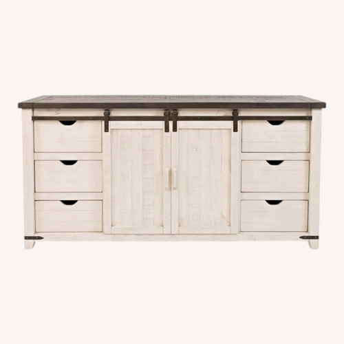 Used Jofran Madison County Barn Door Server for sale on AptDeco