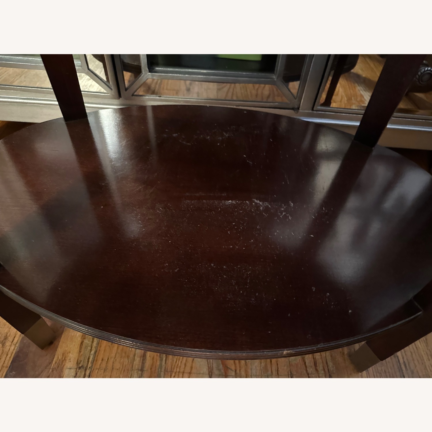 Ethan Allen Avenue Oval Bed Side Table - image-4