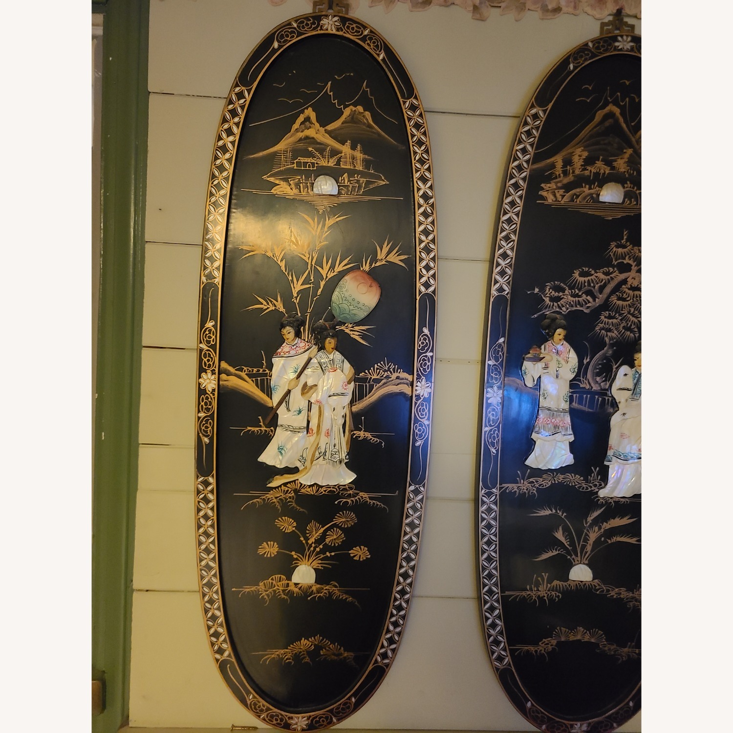 Black Mother of Pearl Wall Art - image-3