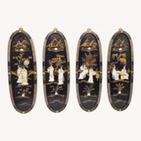 Black Mother of Pearl Wall Art