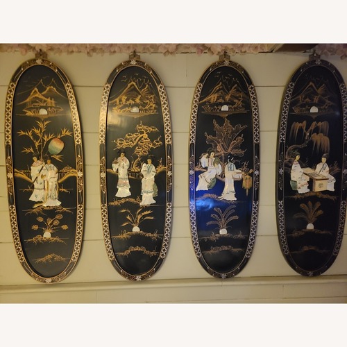 Used Black Mother of Pearl Wall Art for sale on AptDeco