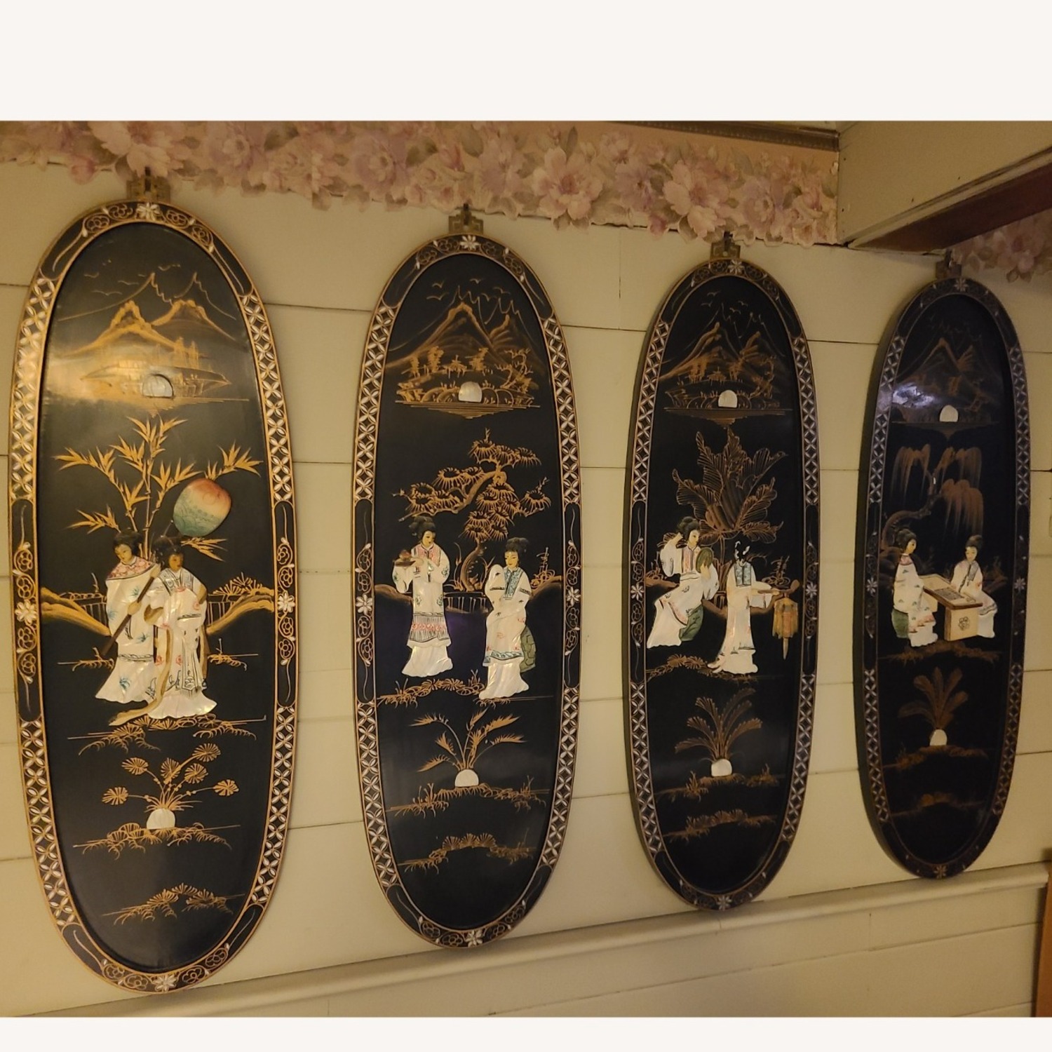 Black Mother of Pearl Wall Art - image-2
