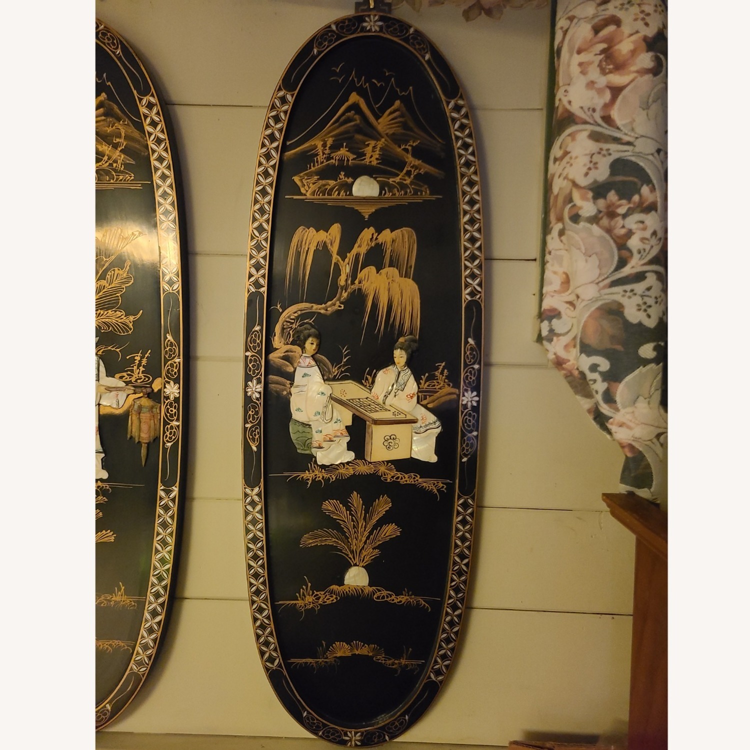 Black Mother of Pearl Wall Art - image-6