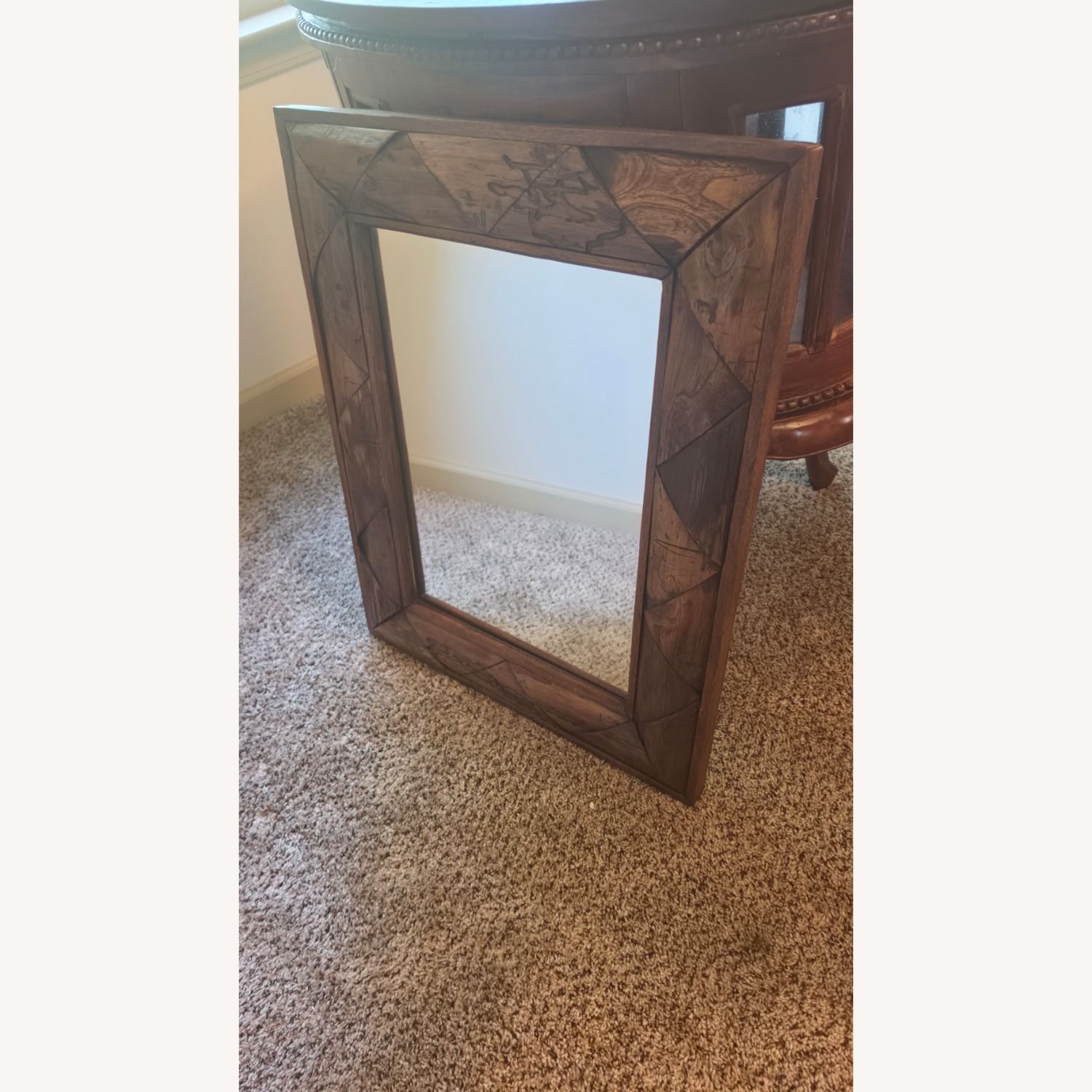 Rustic Teak Wood Mirror  - image-7